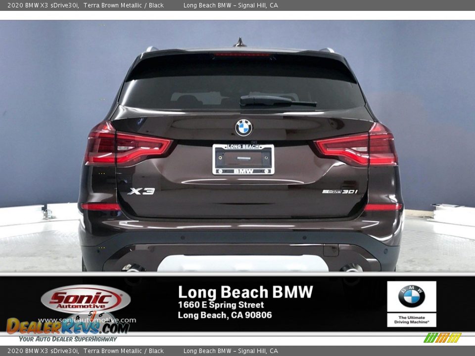 2020 BMW X3 sDrive30i Terra Brown Metallic / Black Photo #3