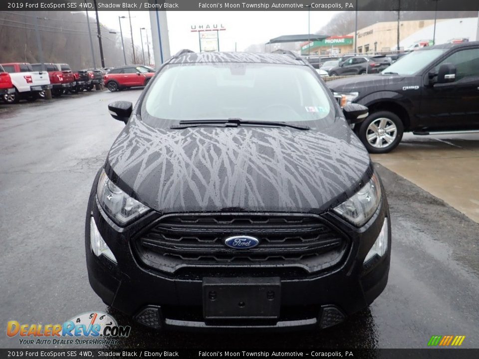 2019 Ford EcoSport SES 4WD Shadow Black / Ebony Black Photo #7