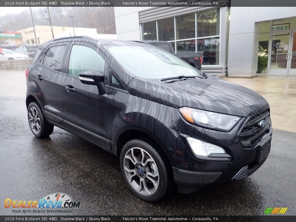 2019 Ford EcoSport SES 4WD Shadow Black / Ebony Black Photo #8