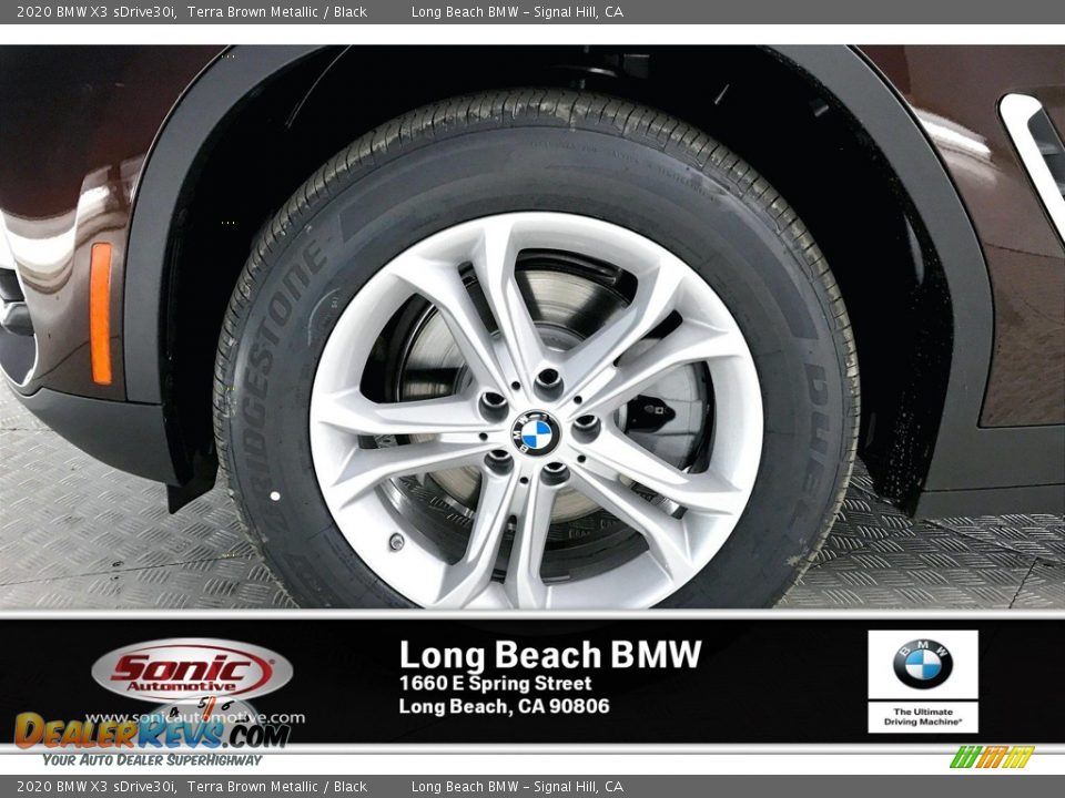 2020 BMW X3 sDrive30i Terra Brown Metallic / Black Photo #9