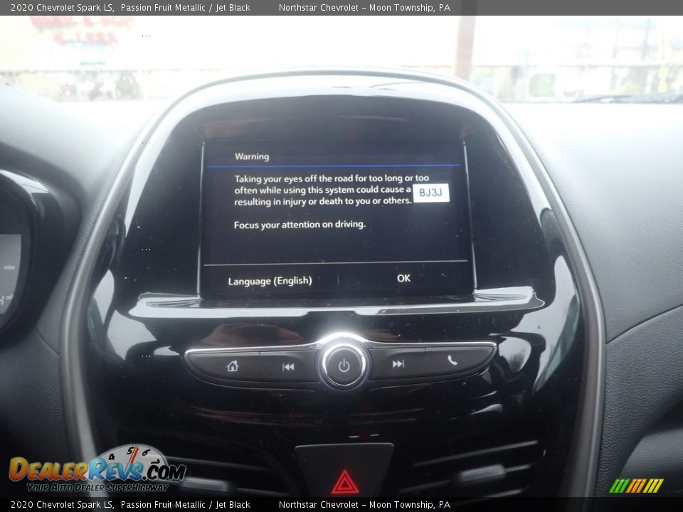 2020 Chevrolet Spark LS Passion Fruit Metallic / Jet Black Photo #16