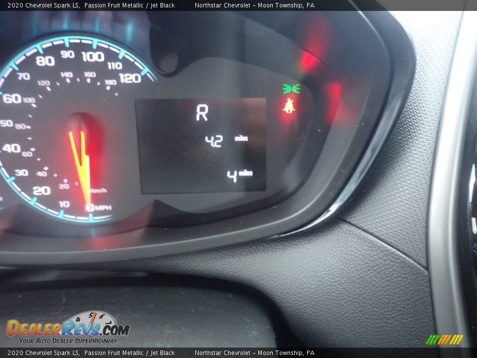 2020 Chevrolet Spark LS Passion Fruit Metallic / Jet Black Photo #18