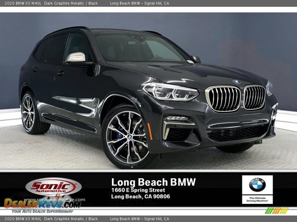 2020 BMW X3 M40i Dark Graphite Metallic / Black Photo #1