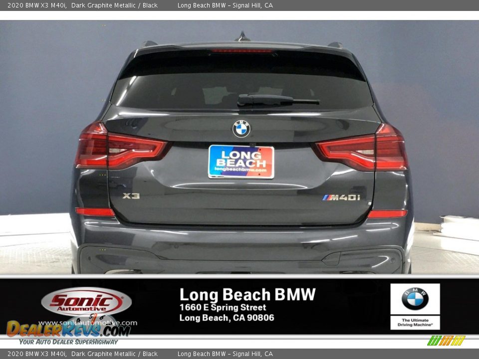 2020 BMW X3 M40i Dark Graphite Metallic / Black Photo #3