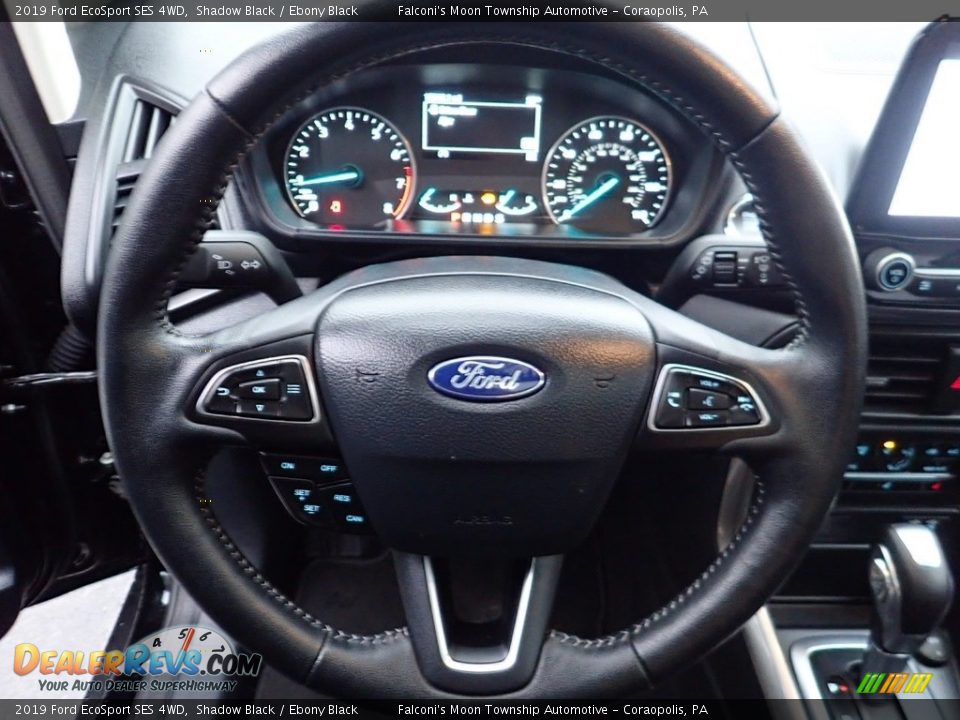 2019 Ford EcoSport SES 4WD Shadow Black / Ebony Black Photo #20