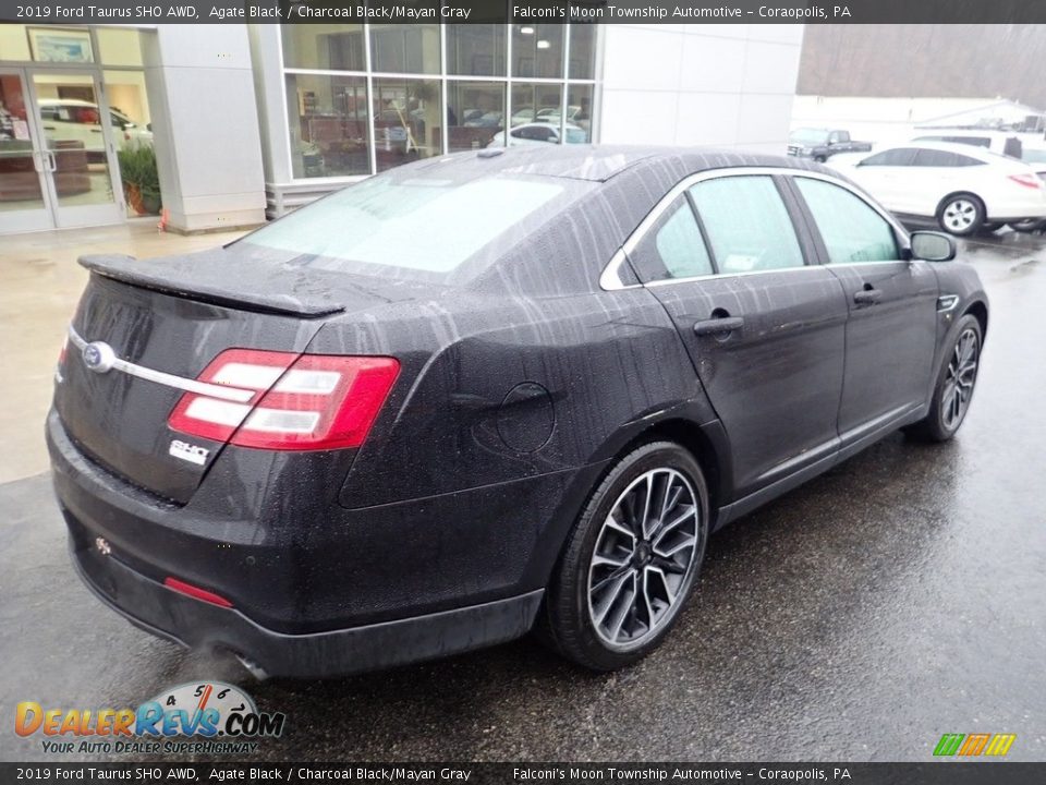 2019 Ford Taurus SHO AWD Agate Black / Charcoal Black/Mayan Gray Photo #2