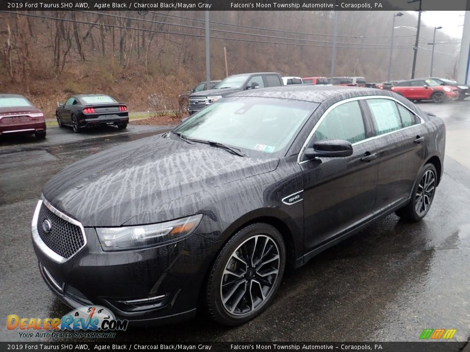 2019 Ford Taurus SHO AWD Agate Black / Charcoal Black/Mayan Gray Photo #6