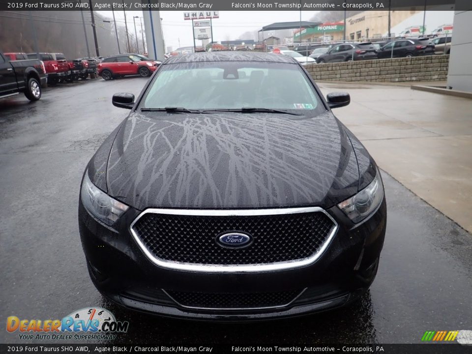 2019 Ford Taurus SHO AWD Agate Black / Charcoal Black/Mayan Gray Photo #7