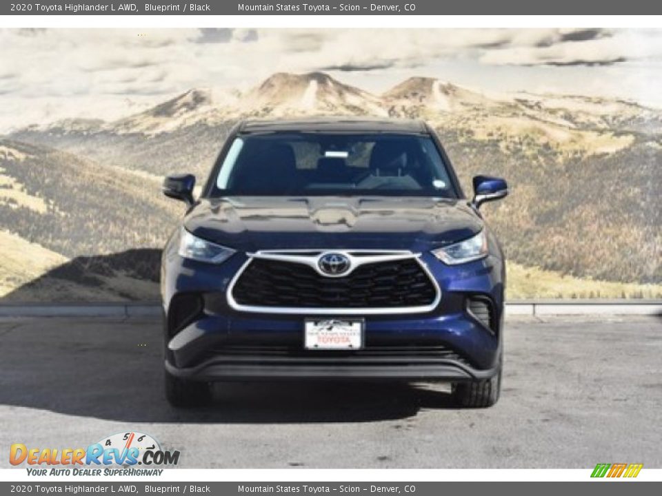 2020 Toyota Highlander L AWD Blueprint / Black Photo #2
