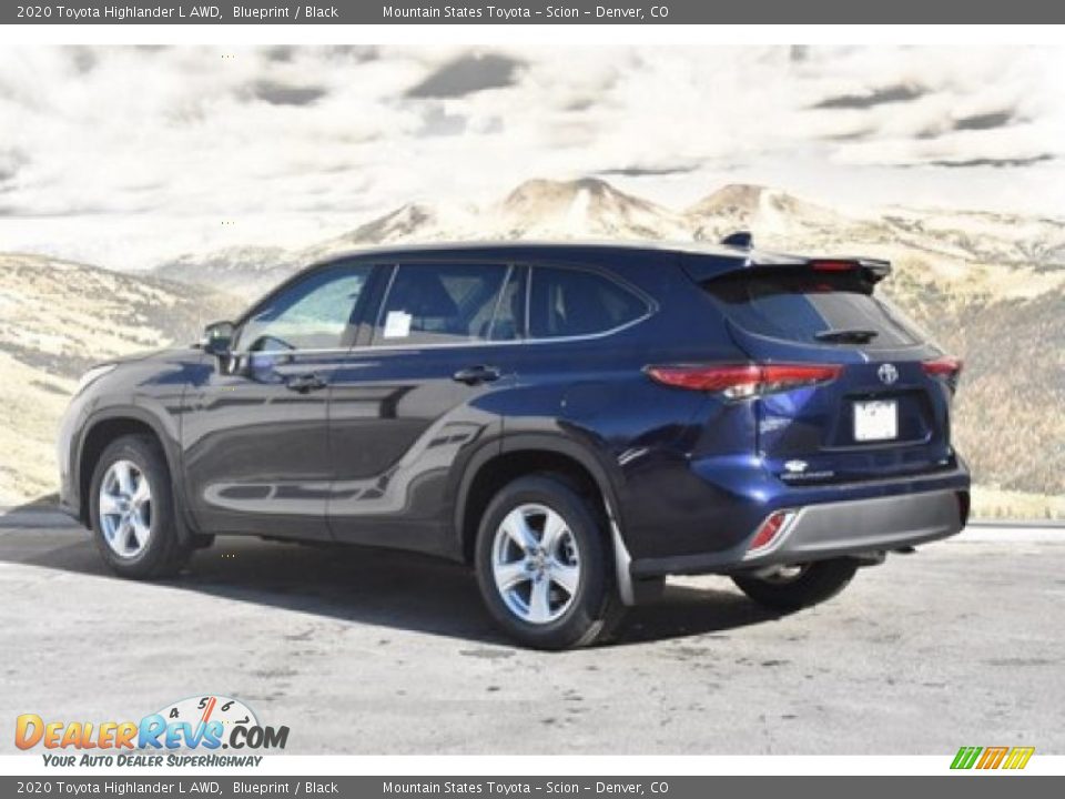 2020 Toyota Highlander L AWD Blueprint / Black Photo #3
