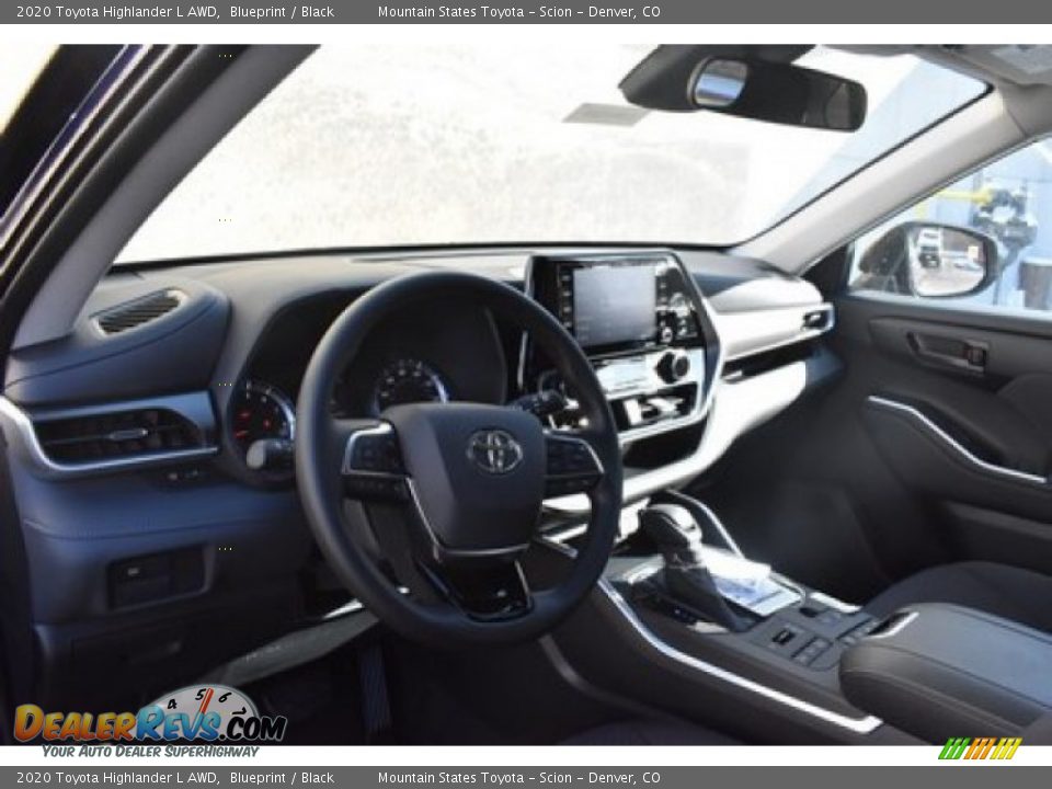2020 Toyota Highlander L AWD Blueprint / Black Photo #5