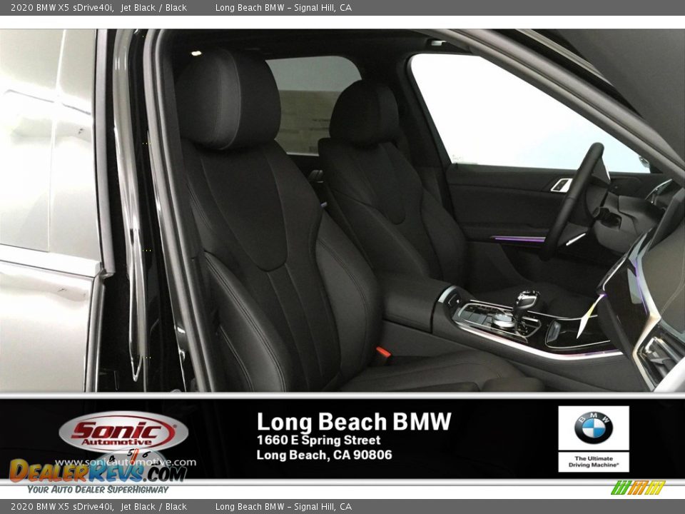2020 BMW X5 sDrive40i Jet Black / Black Photo #7