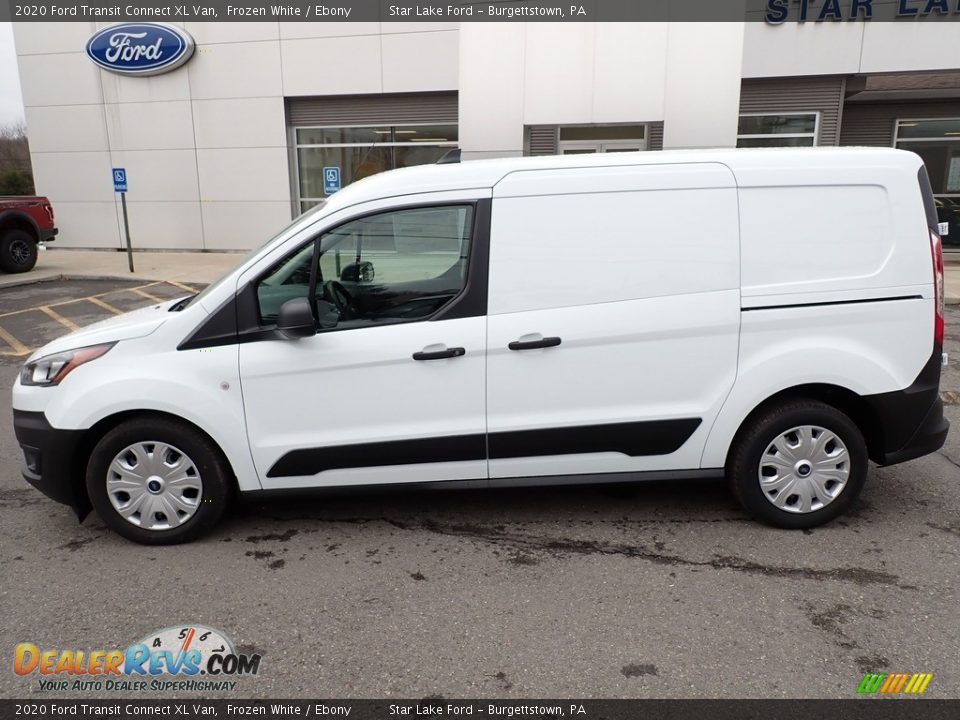 2020 Ford Transit Connect XL Van Frozen White / Ebony Photo #2