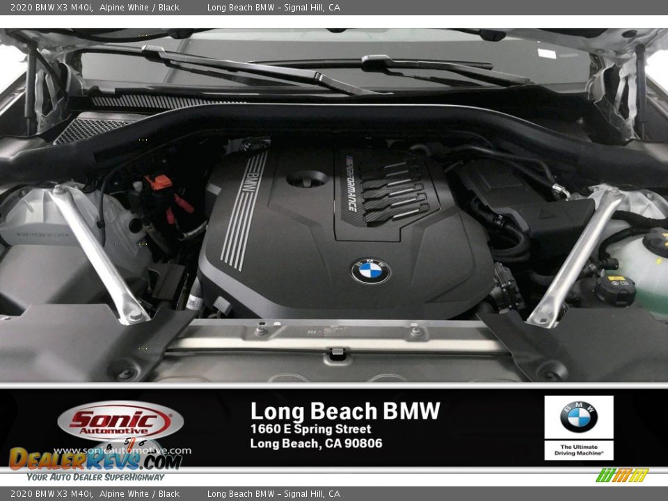 2020 BMW X3 M40i Alpine White / Black Photo #8