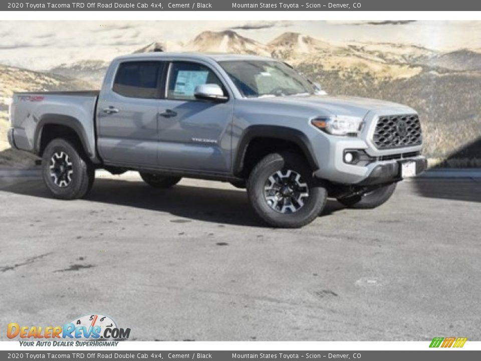 2020 Toyota Tacoma TRD Off Road Double Cab 4x4 Cement / Black Photo #1