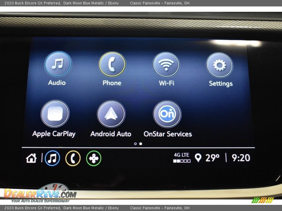 2020 Buick Encore GX Preferred Dark Moon Blue Metallic / Ebony Photo #2