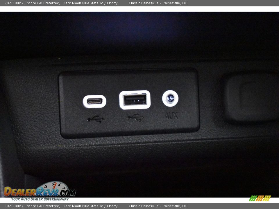 2020 Buick Encore GX Preferred Dark Moon Blue Metallic / Ebony Photo #5