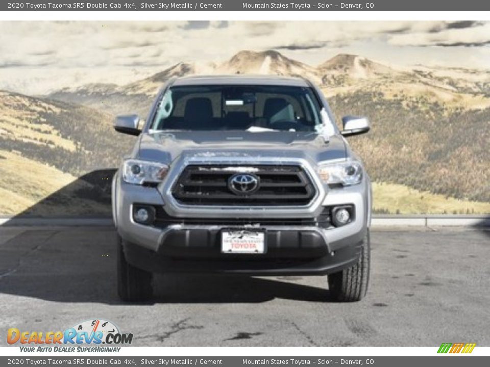 2020 Toyota Tacoma SR5 Double Cab 4x4 Silver Sky Metallic / Cement Photo #2