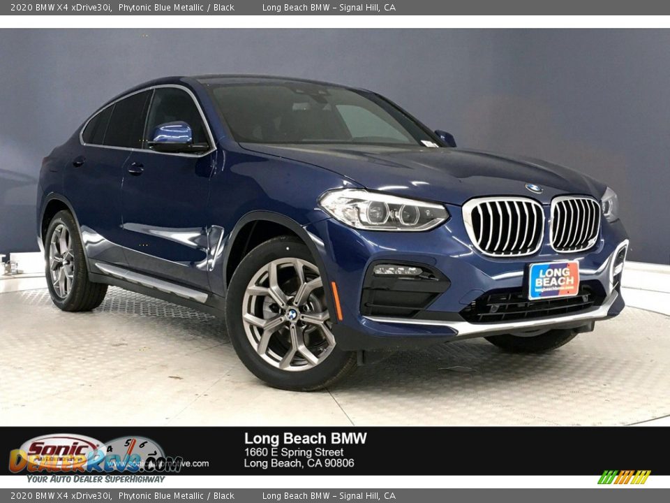 2020 BMW X4 xDrive30i Phytonic Blue Metallic / Black Photo #1