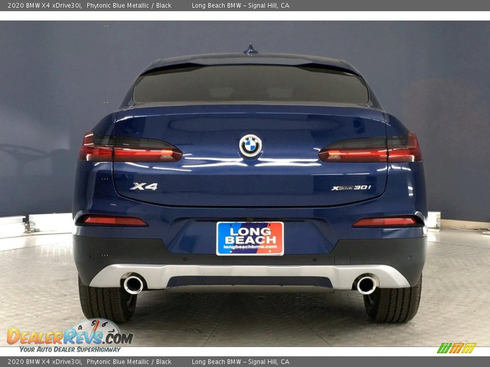 2020 BMW X4 xDrive30i Phytonic Blue Metallic / Black Photo #3