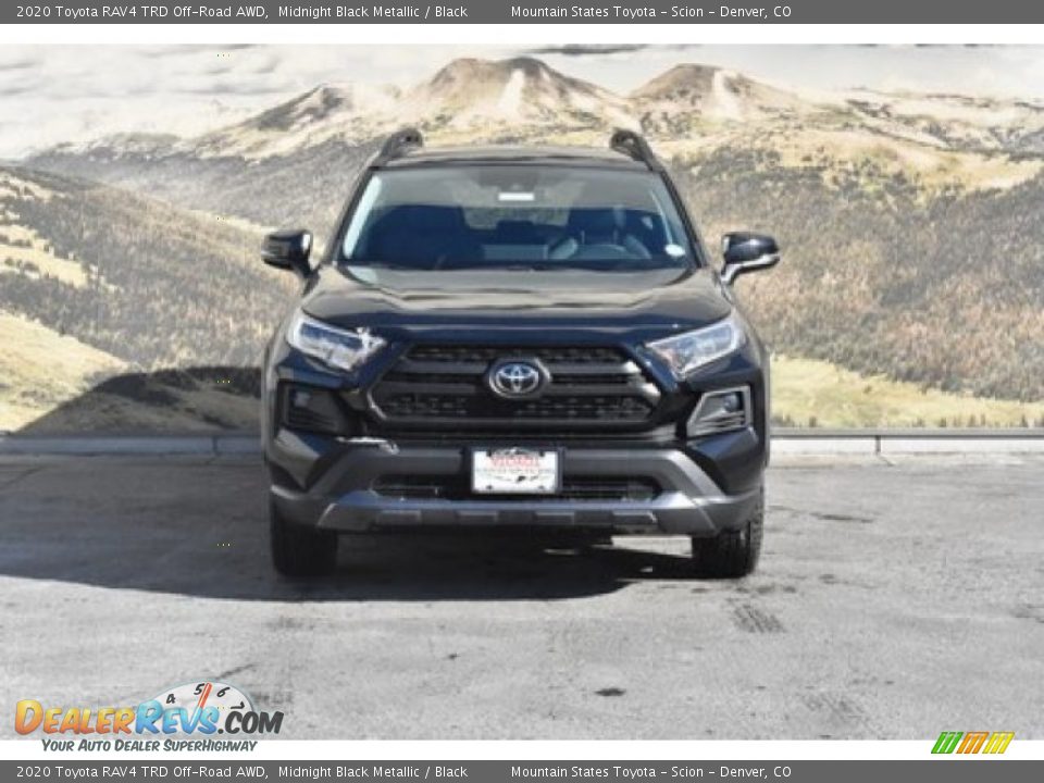 2020 Toyota RAV4 TRD Off-Road AWD Midnight Black Metallic / Black Photo #2