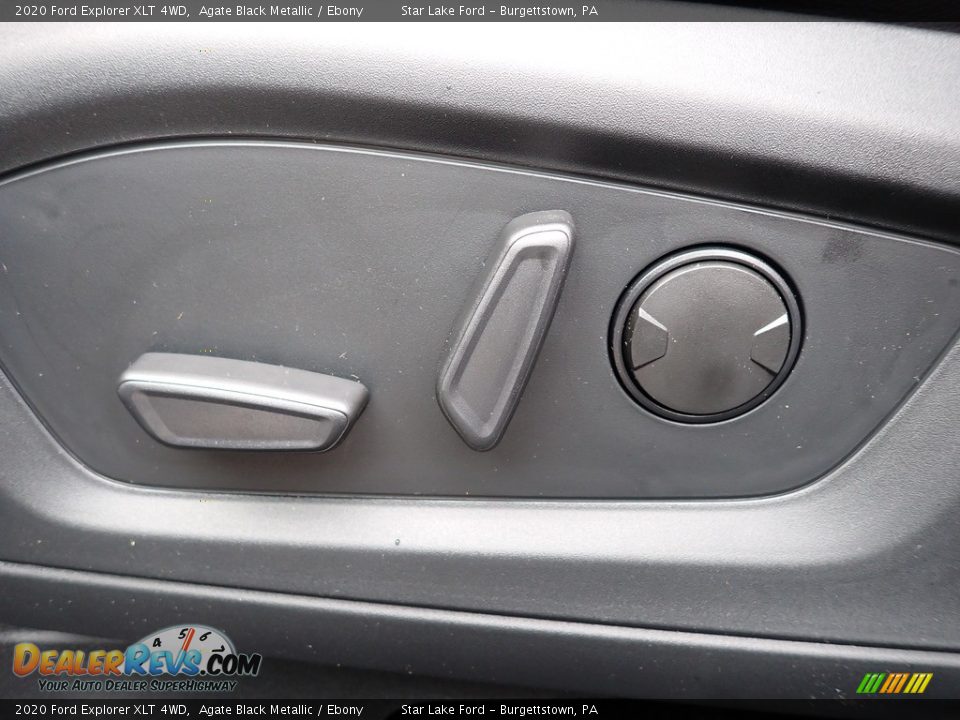 2020 Ford Explorer XLT 4WD Agate Black Metallic / Ebony Photo #15