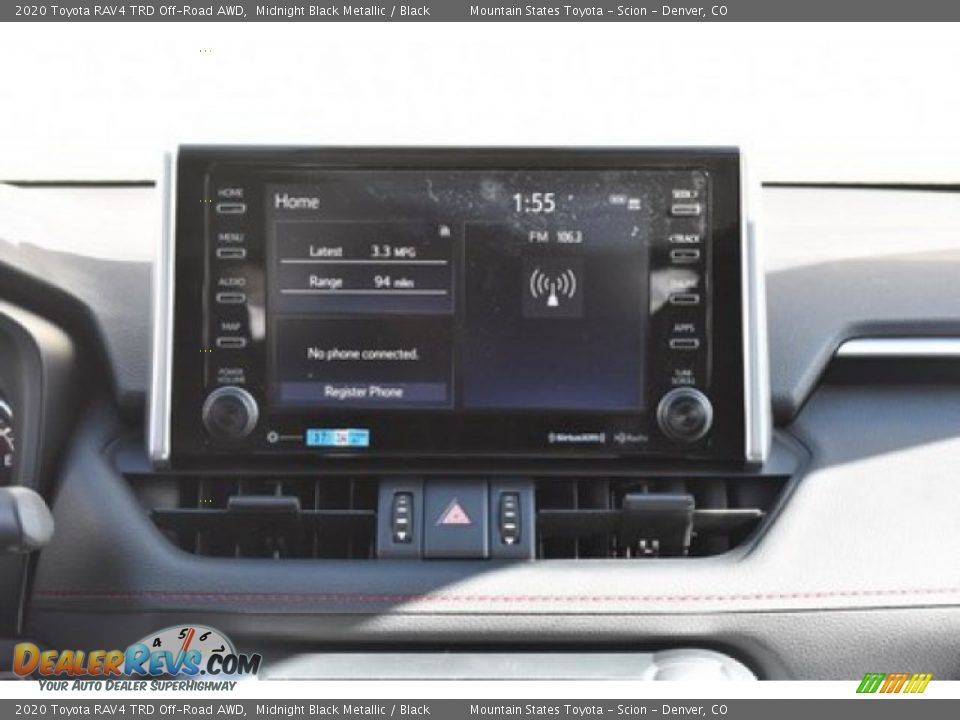 2020 Toyota RAV4 TRD Off-Road AWD Midnight Black Metallic / Black Photo #9