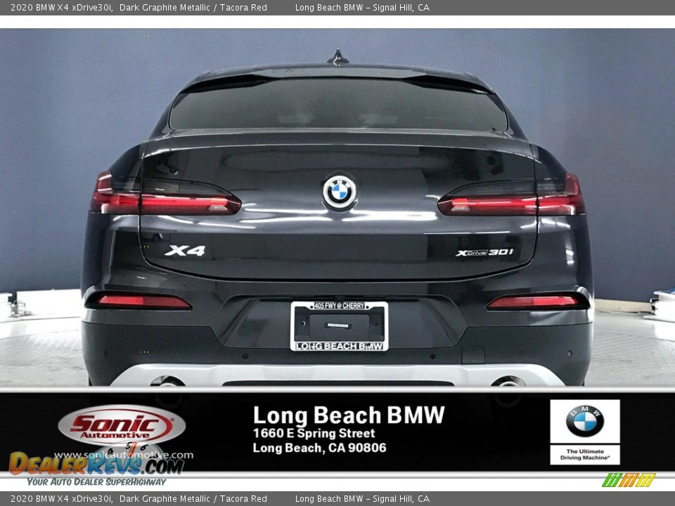 2020 BMW X4 xDrive30i Dark Graphite Metallic / Tacora Red Photo #3