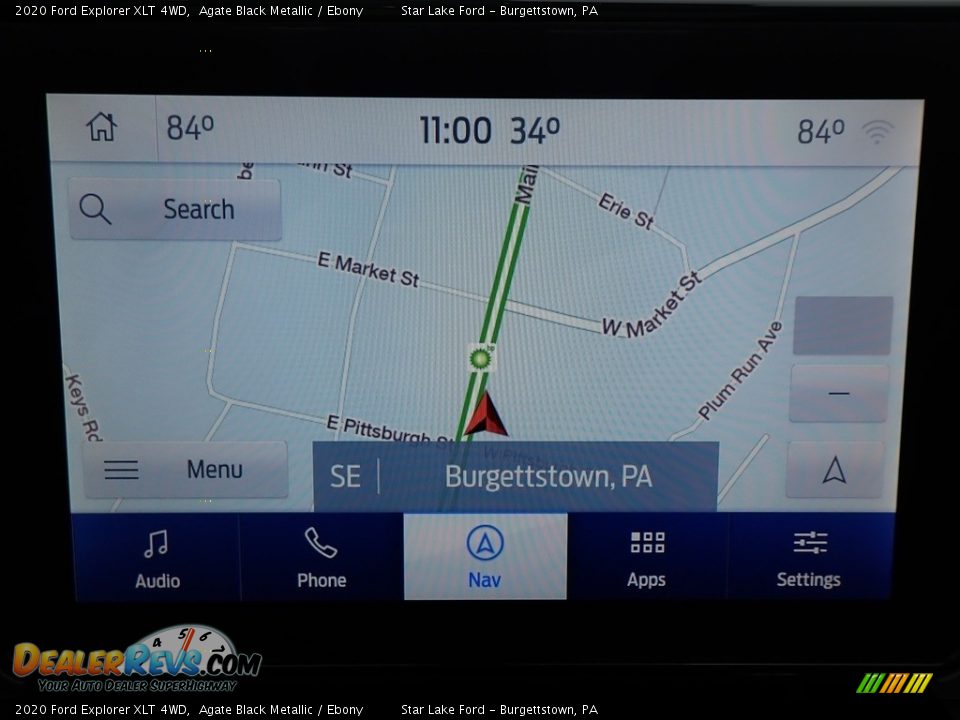 Navigation of 2020 Ford Explorer XLT 4WD Photo #18