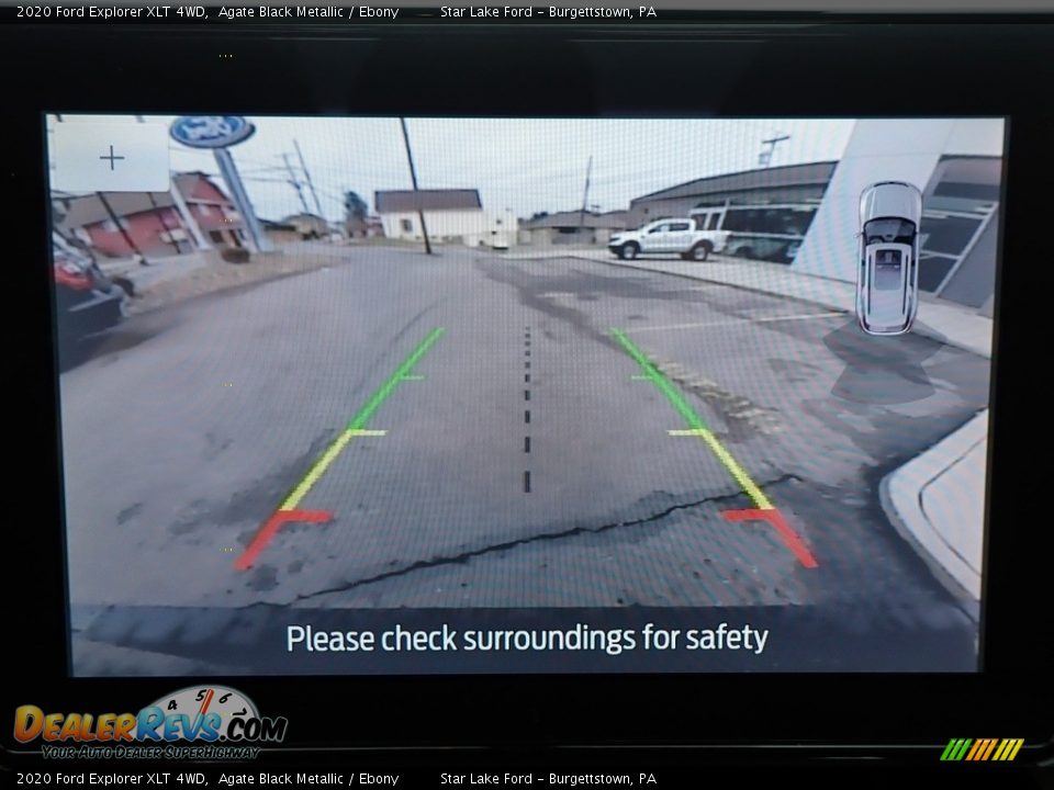 2020 Ford Explorer XLT 4WD Agate Black Metallic / Ebony Photo #19
