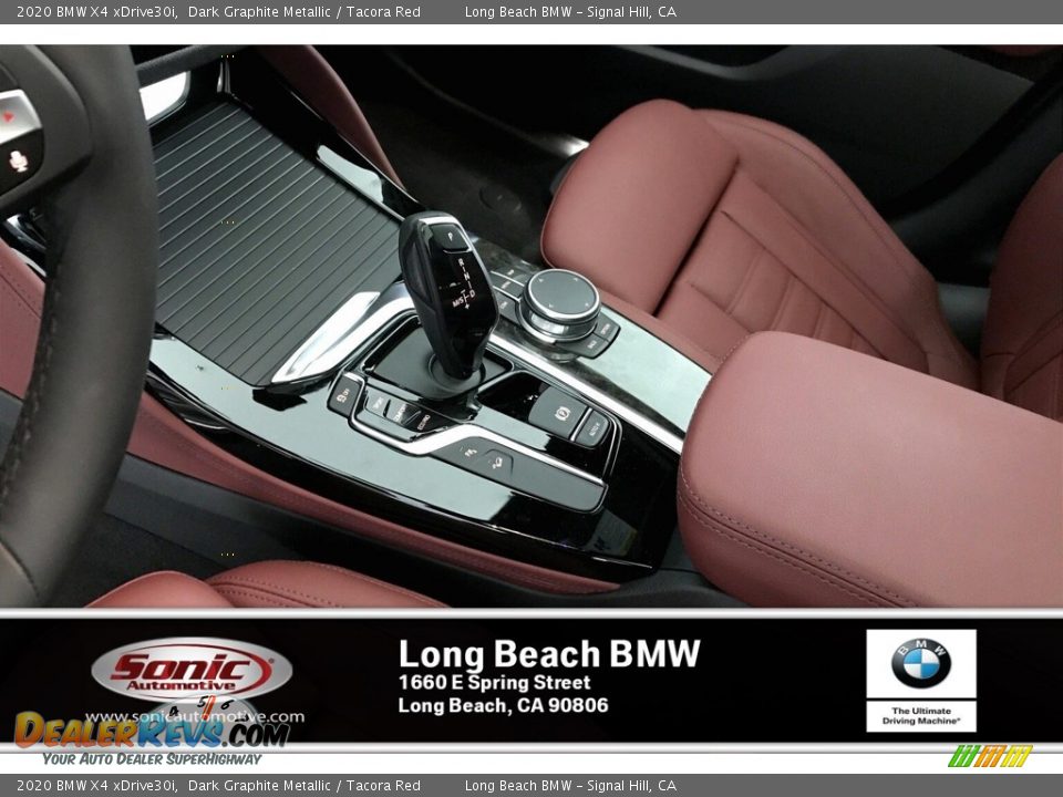 2020 BMW X4 xDrive30i Dark Graphite Metallic / Tacora Red Photo #6