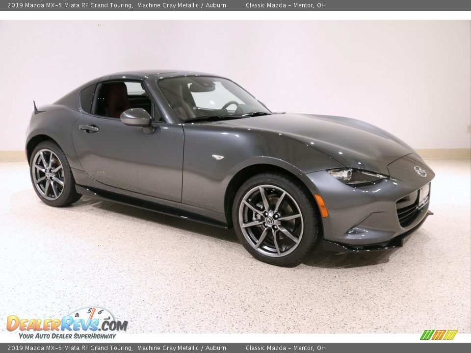 Machine Gray Metallic 2019 Mazda MX-5 Miata RF Grand Touring Photo #2