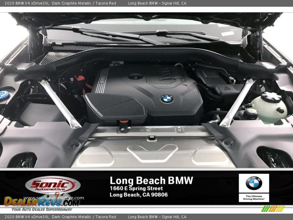 2020 BMW X4 xDrive30i Dark Graphite Metallic / Tacora Red Photo #8