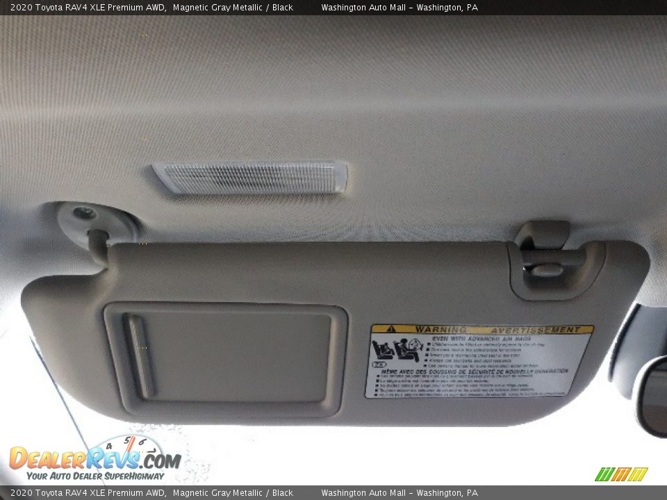 2020 Toyota RAV4 XLE Premium AWD Magnetic Gray Metallic / Black Photo #21
