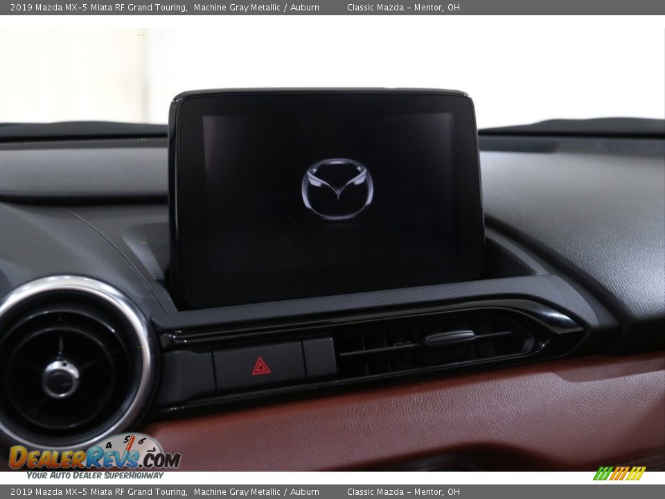 2019 Mazda MX-5 Miata RF Grand Touring Machine Gray Metallic / Auburn Photo #10