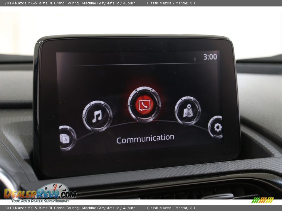 2019 Mazda MX-5 Miata RF Grand Touring Machine Gray Metallic / Auburn Photo #11