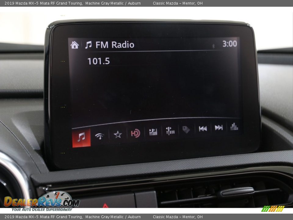 2019 Mazda MX-5 Miata RF Grand Touring Machine Gray Metallic / Auburn Photo #14