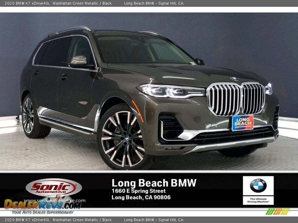 2020 BMW X7 xDrive40i Manhattan Green Metallic / Black Photo #1