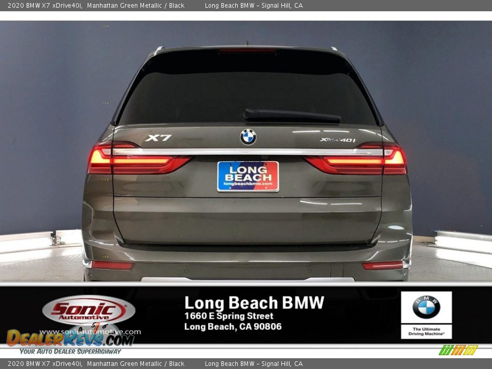 2020 BMW X7 xDrive40i Manhattan Green Metallic / Black Photo #3