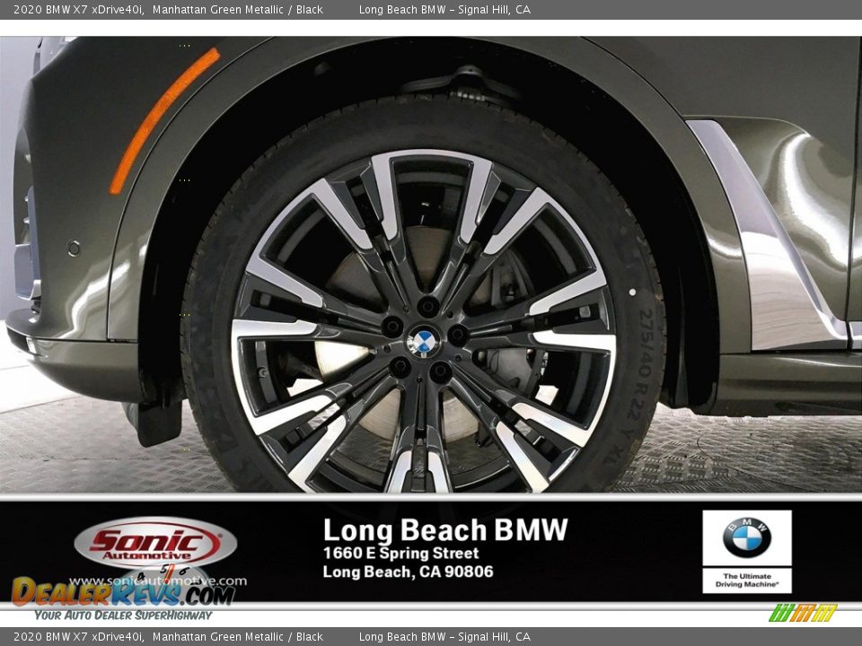 2020 BMW X7 xDrive40i Manhattan Green Metallic / Black Photo #9