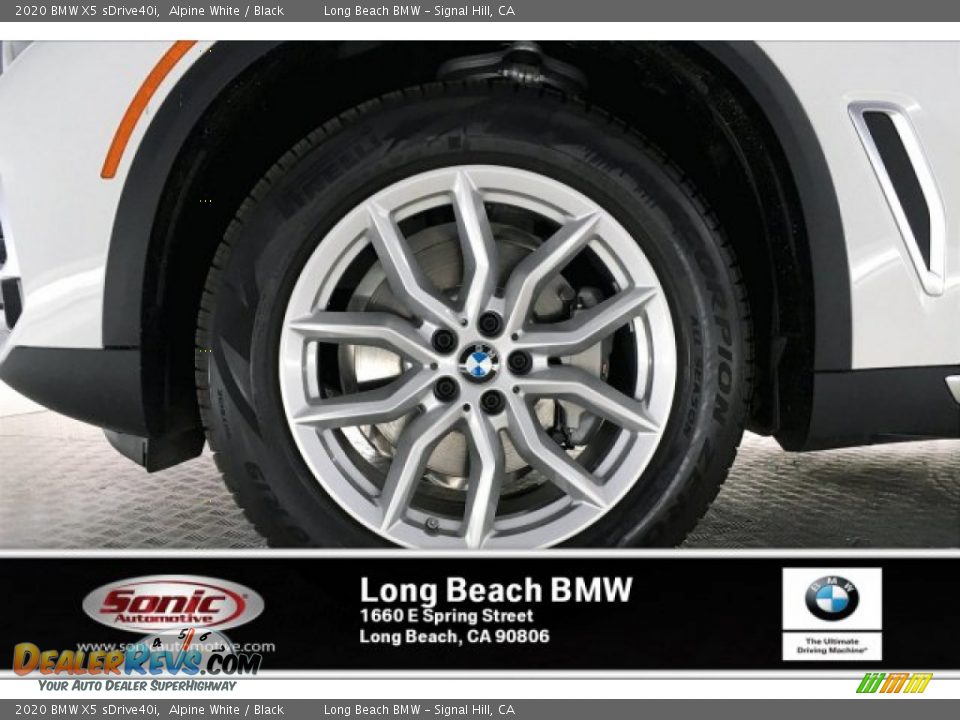 2020 BMW X5 sDrive40i Alpine White / Black Photo #9