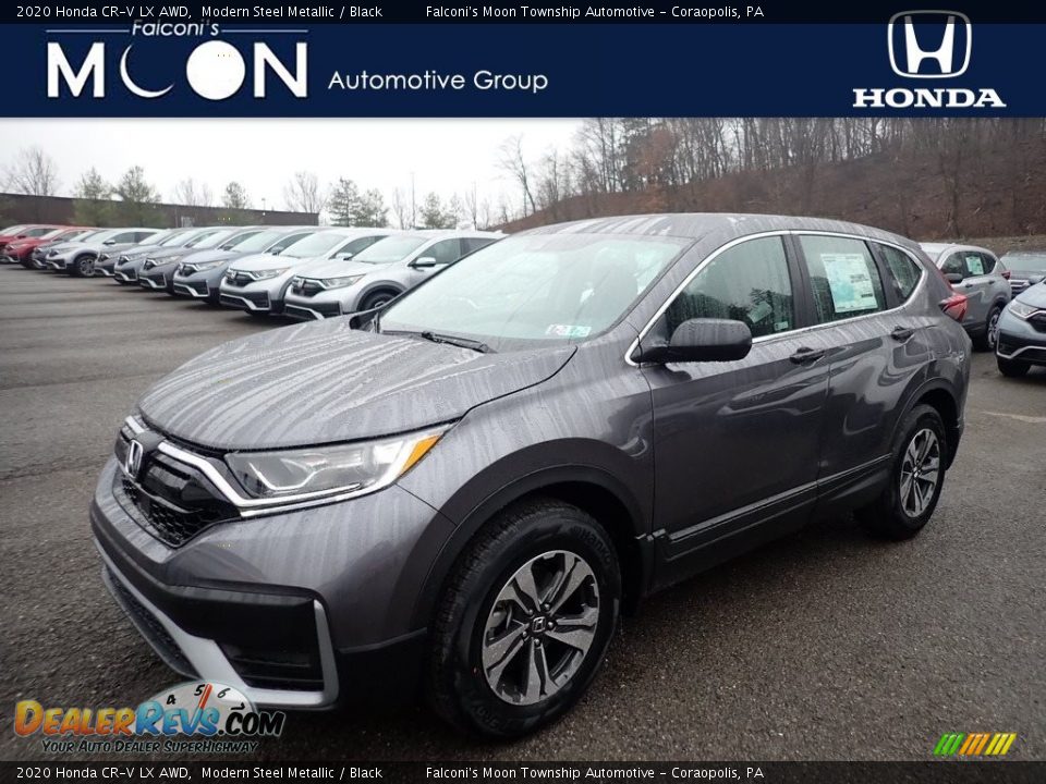 2020 Honda CR-V LX AWD Modern Steel Metallic / Black Photo #1