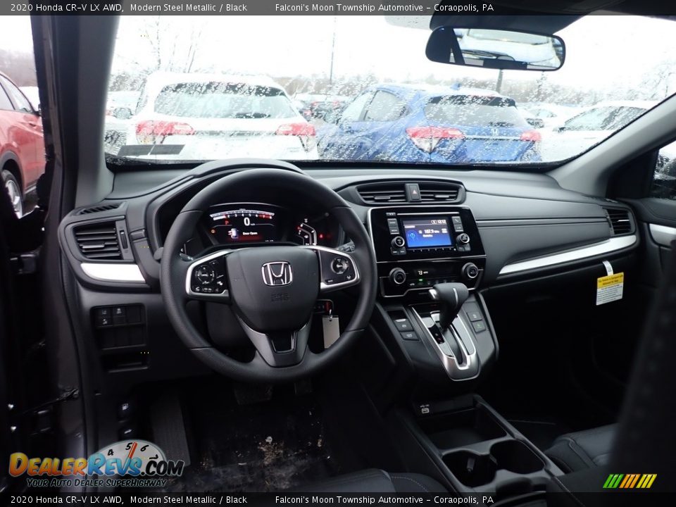 2020 Honda CR-V LX AWD Modern Steel Metallic / Black Photo #10