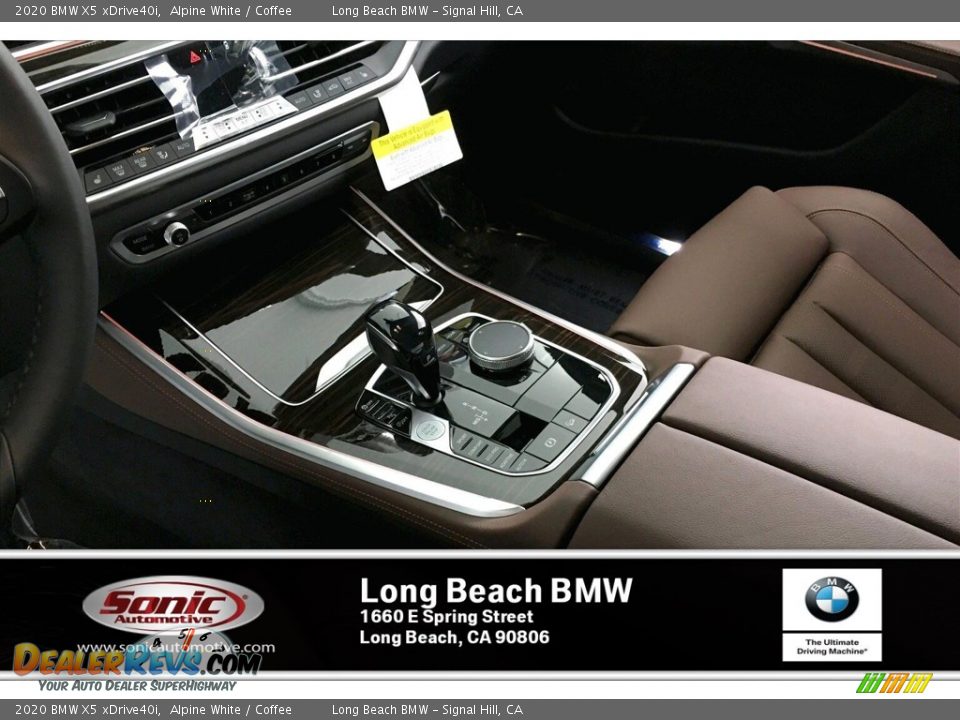 2020 BMW X5 xDrive40i Alpine White / Coffee Photo #6