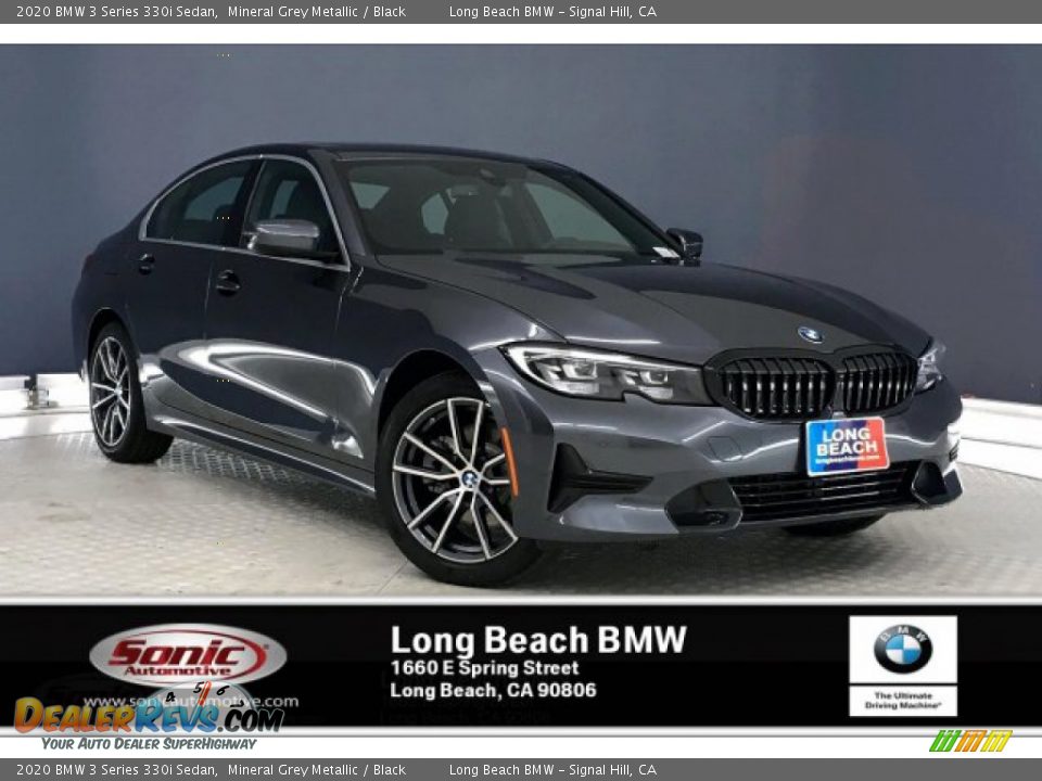 2020 BMW 3 Series 330i Sedan Mineral Grey Metallic / Black Photo #1