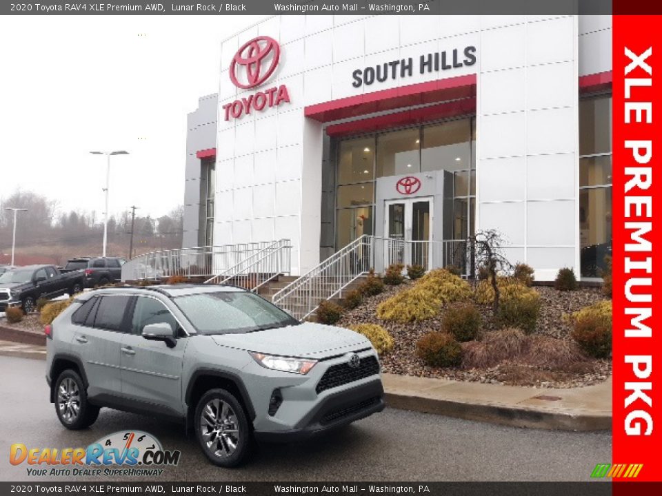 2020 Toyota RAV4 XLE Premium AWD Lunar Rock / Black Photo #1