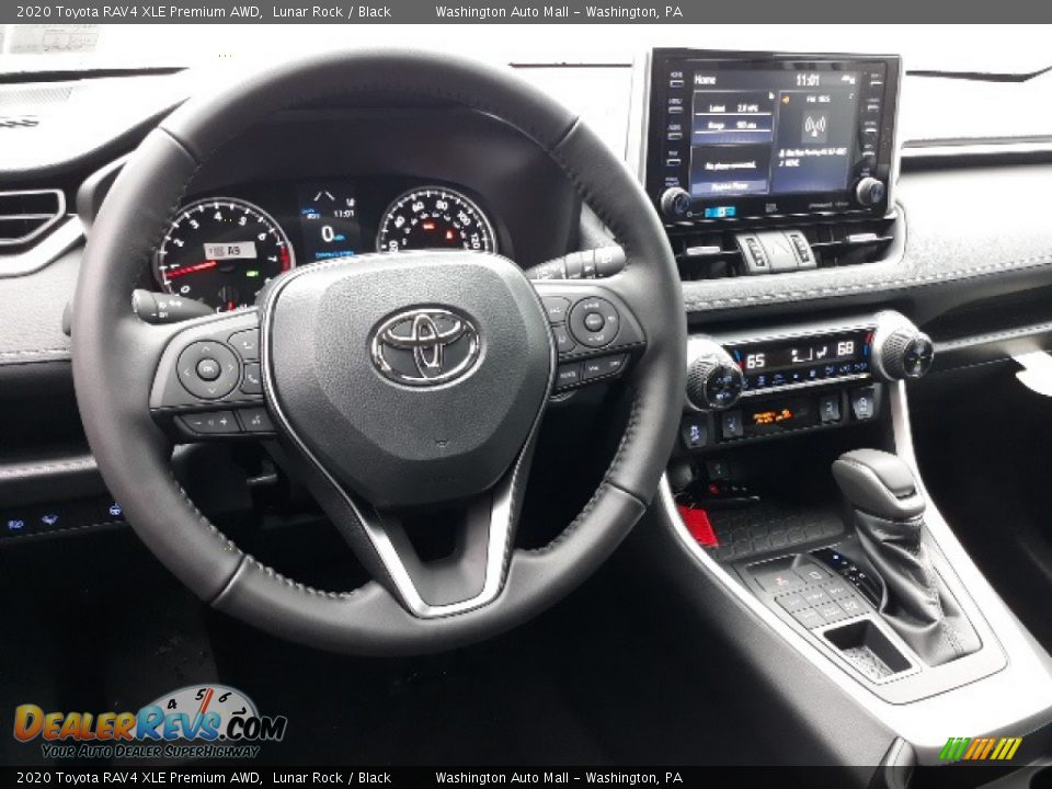 2020 Toyota RAV4 XLE Premium AWD Lunar Rock / Black Photo #3