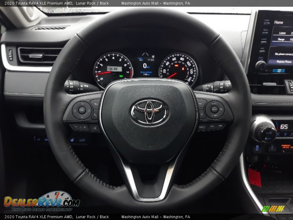 2020 Toyota RAV4 XLE Premium AWD Lunar Rock / Black Photo #4