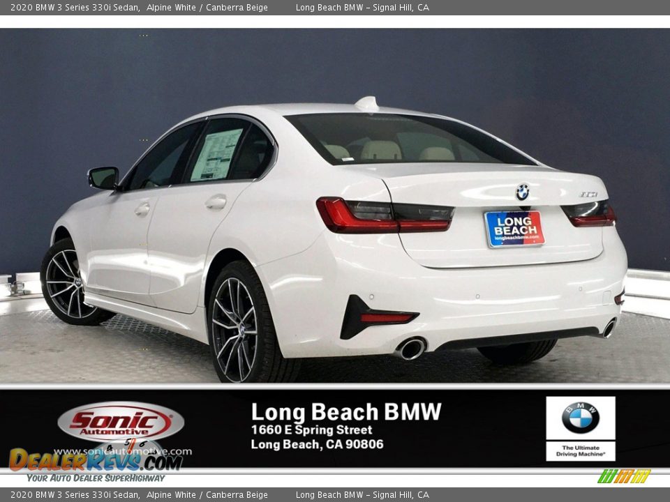 2020 BMW 3 Series 330i Sedan Alpine White / Canberra Beige Photo #2
