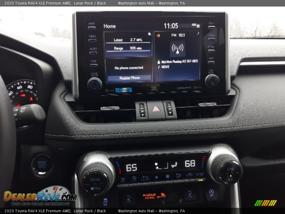 2020 Toyota RAV4 XLE Premium AWD Lunar Rock / Black Photo #12
